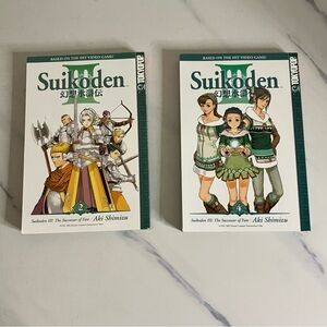 Suikoden III: The Successor of Fate Manga Books Vol 2 & 4
